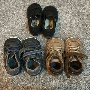 Bundle Deal! 3 Pair of toddler shoes 
Stride Rite and Vans